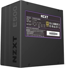 NZXT E500 500-Watt ATX Power Supply PSU Fully Modular 80 Plus Gold No Cables picture
