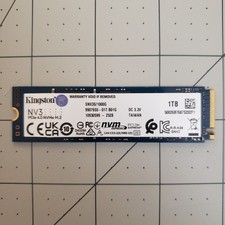 Kingston NV3 1TB M.2 2280 NVMe SSD PCIe 4.0 Gen 4x4 Up to 6000 MB/s SNV3S/1000G picture
