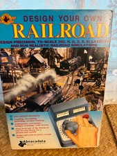 Abracadata Design Your Own Railroad Vintage Software Box Set Version 1.1 IBM Com picture