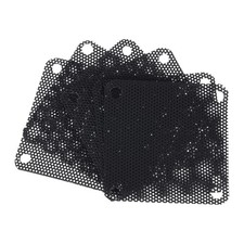 6PCS PC Dust Filter 50x50mm Computer Case Cooler Dustproof Mesh Black picture