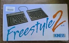 Kinesis Freestyle 2 Ergonomic Keyboard KB800PBUS USB PC New Sealed picture