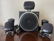 Logitech Z-640 5.1 Surround Sound Speaker System | TESTED & WORKING picture