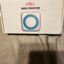 ySky Mini Label Printer No Ink Technology Portable Smart App Compatible picture