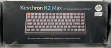 Keychron K2 Max Wireless Mechanical Keyboard Banana Switch RGB Backlight Black picture