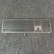 Logitech MX Keys for MAC/PC YR0073 Wireless Advanced Illuminated Black Keyboard picture
