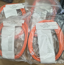 Lot Of 4 Corning 802-111-009 Fiber Optic Patch Cables QS 3M ST ST SPX PVC picture