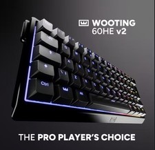 Wooting 60HE v2 Rapid Trigger Keyboard for Valorant CS2 FPS Gaming SHIPPING NOW picture