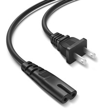 8Ft TV Power Cord for Samsung TV, Replacement Samsung 2 Prong AC Power Cord U... picture