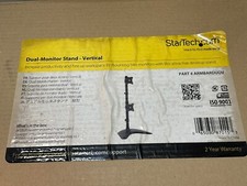 StarTech.com DualMonitor Stand - Vertical For up to 27