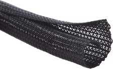 25ft - 1/2 inch Cord Protector Wire Loom Tubing Cable Sleeve Split Sleeving picture
