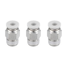 3Pcs Pneumatic Fitting, 4mm Tube OD x 1/8