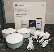 Motorola MH7603-10 Hello WiFi Everywhere, Gigabit WiFi up to 5000 sqft - 3 Pack picture