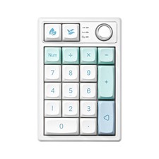 YUNZII YZ19 Mint Wireless Mechanical Numpad Hot Swap RGB Knob PBT Keycaps picture