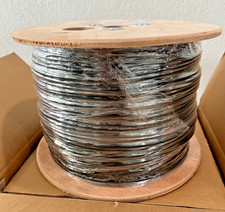 2 Strand Singlemode Corning Fiber OS2 9/125 Black OFNR Riser Rated 2000FT Tested picture