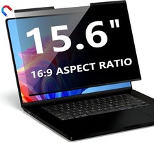 15.6 Inch Magnetic Laptop Privacy Filter Screen, Removable Anti-Glare Shield picture