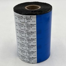 CLEAN START Black FH Wax Resin Thermal Ribbon Roll 4.33