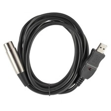 3m USB Microphone Mic Link Cable USB2.0 Male to XLR Female Cable For PC Computer picture