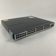 Cisco WS-C3750X-48T-E 48-Port Gigabit Ethernet Switch Tested w/ C3KX-SM-10G picture