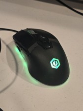 CyberPowerPC Elite M1-131 Wired USB Optical Gaming Mouse - Black TESTED picture