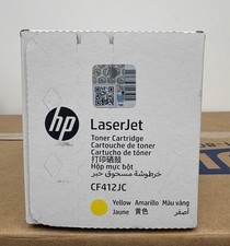 HP Original CF412JC High Yield Yellow LaserJet Toner Cartridge New In Box picture
