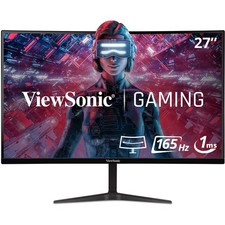 ViewSonic VX2718-PC-MHD 27-Inch Curved FHD Gaming Monitor, 165Hz Refresh Rate, picture