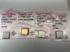 Lot 4 Intel Core 2 Duo LGA775 CPUs E7500 E7400 E7200 E6600 2.4-2.93GHz picture