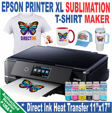 Epson Printer XL with Sublimation ink Heat Transfer Print on T-shirt &Mug Bundle picture