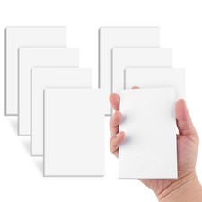 Hoiny Note Pads 3x5 In, 8 Pack Blank Notepad, White Scratch 3x5, picture