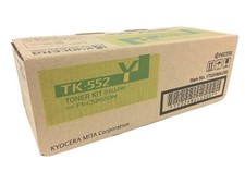 Original Kyocera TK-552Y Yellow Toner. New Sealed Toner, We Ship Fast picture