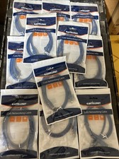 12 Pack Of Cables Intellinet 342582 3ft Blue Cat6 Snagless Patch Cable-Free Ship picture