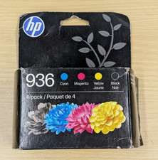 HP 936 Black/Cyan/Magenta/Yellow Standard Yield Ink Cartridge 4 Pack - EXP 12/27 picture