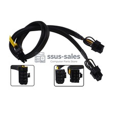 10Pin to Dual 8Pin (6+2) GPU Power Cable 50cm For HP ML350 G9 DL360 G9 Server picture