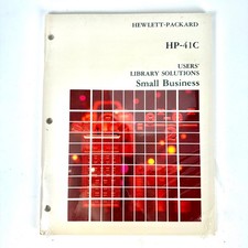 HP-41C User’s Library Solutions Small Business 00041-90137 1980 New Sealed picture