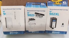 3 Pack - Dataproducts Black XL High Yield Single Ink Cartridge, For HP 902XL picture