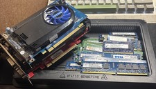 PC Parts Lot Vintage DDR2/DDR3 RAM And GPUs Untested picture