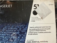 HP 51A Q7551A Laserjet Black Toner Printer Cartridge - Open Box picture
