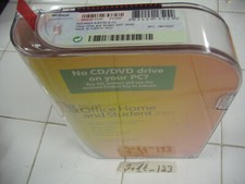 Microsoft MS Office 2007 Home and Student for 3 PCs Full English=NEW SEALED BOX= picture