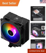 Efficient Assassin Spirit 120 EVO Black CPU Cooler: 120mm PWM Fan, 28.2 dB Noise picture