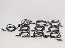 Lot of 10:  Hotron E2466588 Display Port Cables, Style 20276, VW-1, AWM, 80°C picture