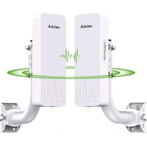 Adalov Wireless WiFi Bridge 3KM 5.8G Point to Long Range Outdoor NEW CPE660 picture