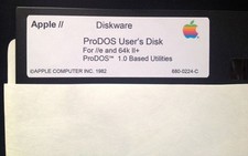DOS 3.3 + Pro DOS 1.0 / 2 Disk Set / Apple II, IIe, IIc, & IIgs Computers picture
