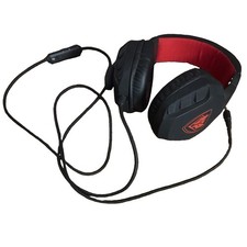 NUBWO U3 Over-Ear Gaming Headset Boom Mic Volume Control 3.5mm Black/Red TESTED picture