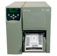 TESTED ZEBRA Stripe S4M Thermal Transfer Barcode Label Printer LAN USB Serial picture