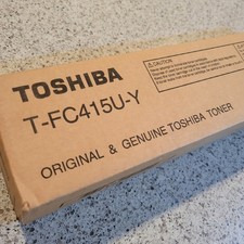 Genuine Toshiba TFC415UY YELLOW OEM Toner Cartridge✨️NEW IN BOX✨️ picture