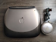 Vintage Apple iBook G3 Clamshell Graphite M2453 Mac OS 9 Working Charger Bundle  picture