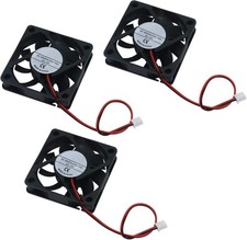 3-Pack 60x60x15mm 6015 12V Brushless DC Cooling Fan 2-Pin for 3D Printer DIY picture