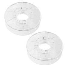 2Pcs Lightweight Transparent Plastic Spools for 3D Printer Filament Storage picture