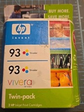 HP 93 Tri-Color Ink Cartridge TWIN PACK NEW Genuine OEM EXPJUL2008 picture
