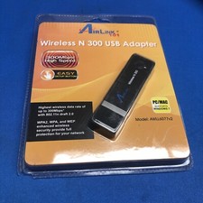 NEW SEALED AIRLINK 101 WIRELESS N300 USB ADAPTER MODEL AWLL6077V2 picture