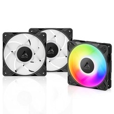 ARCTIC P12 Pro A-RGB - 3 Pack - Powerful Premium Fan, 120 mm PWM Fan with Y-Cabl picture